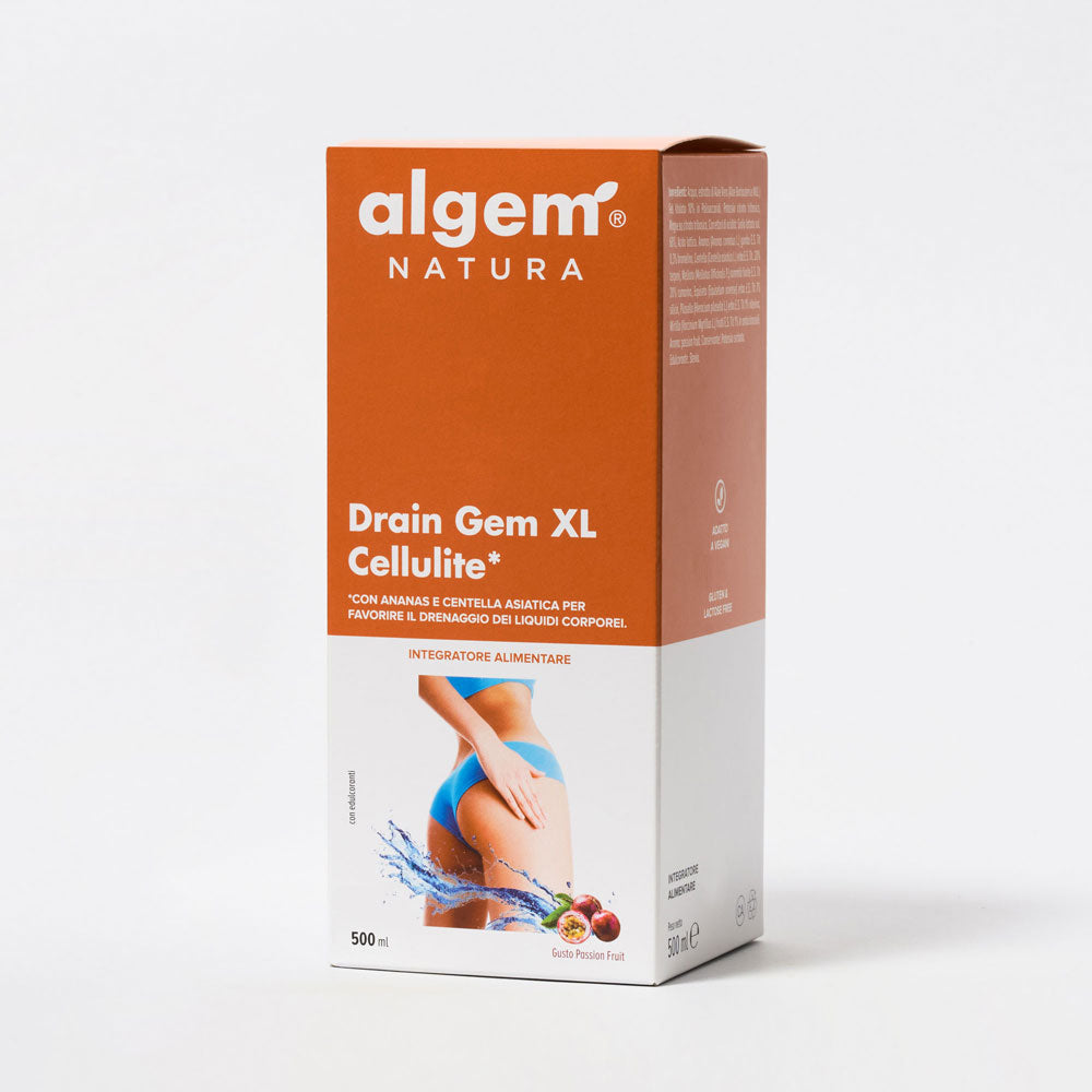ALGEM NATURA - Drain Gem XL Cellulite - Flacone da 500 ml.