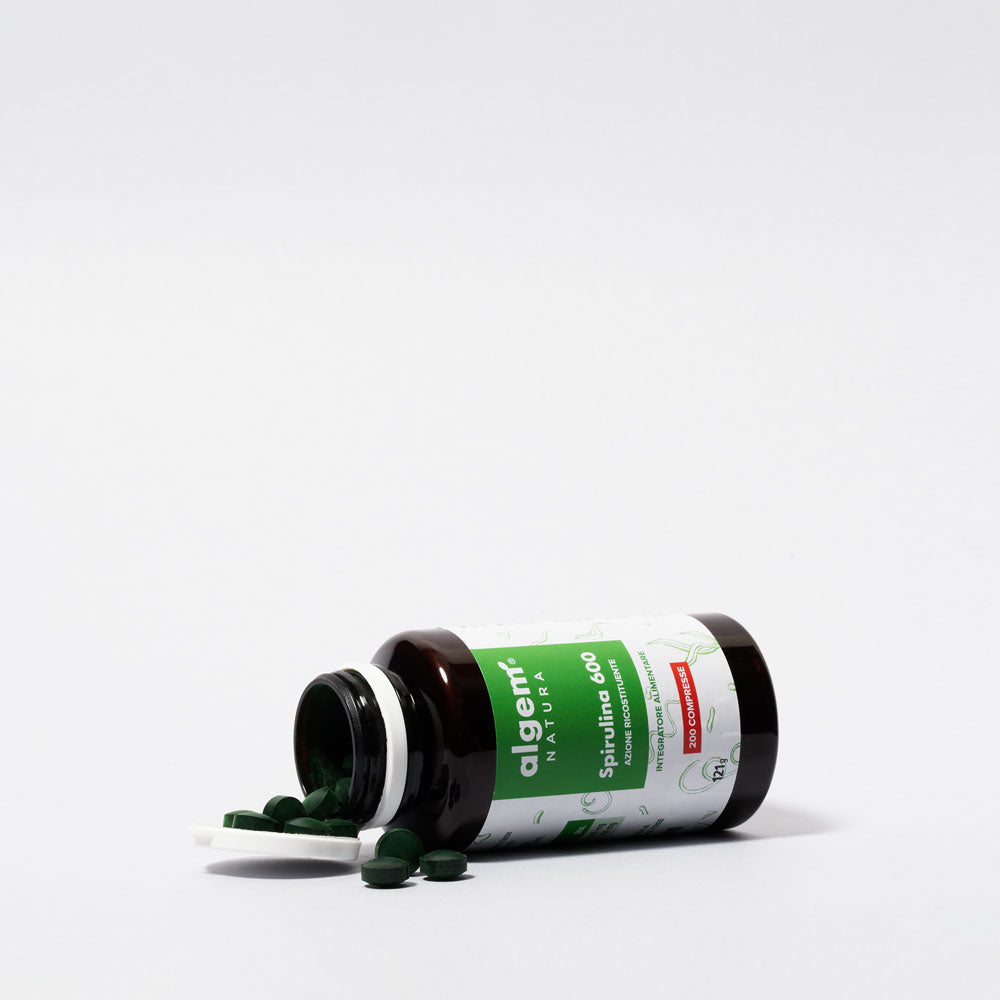 Spirulina 600 n 200 compresse da 600 mg.